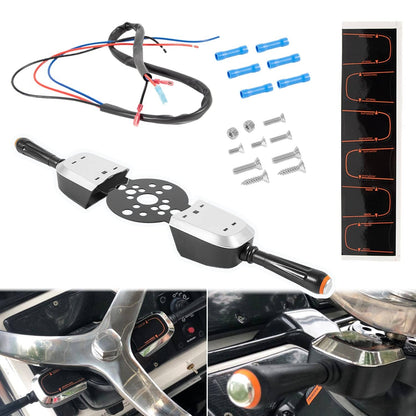 Solidspare PT2000-1P Bezel Control Switch Dua Blinker Trim/Jack Plate for Seastar Hydraulic