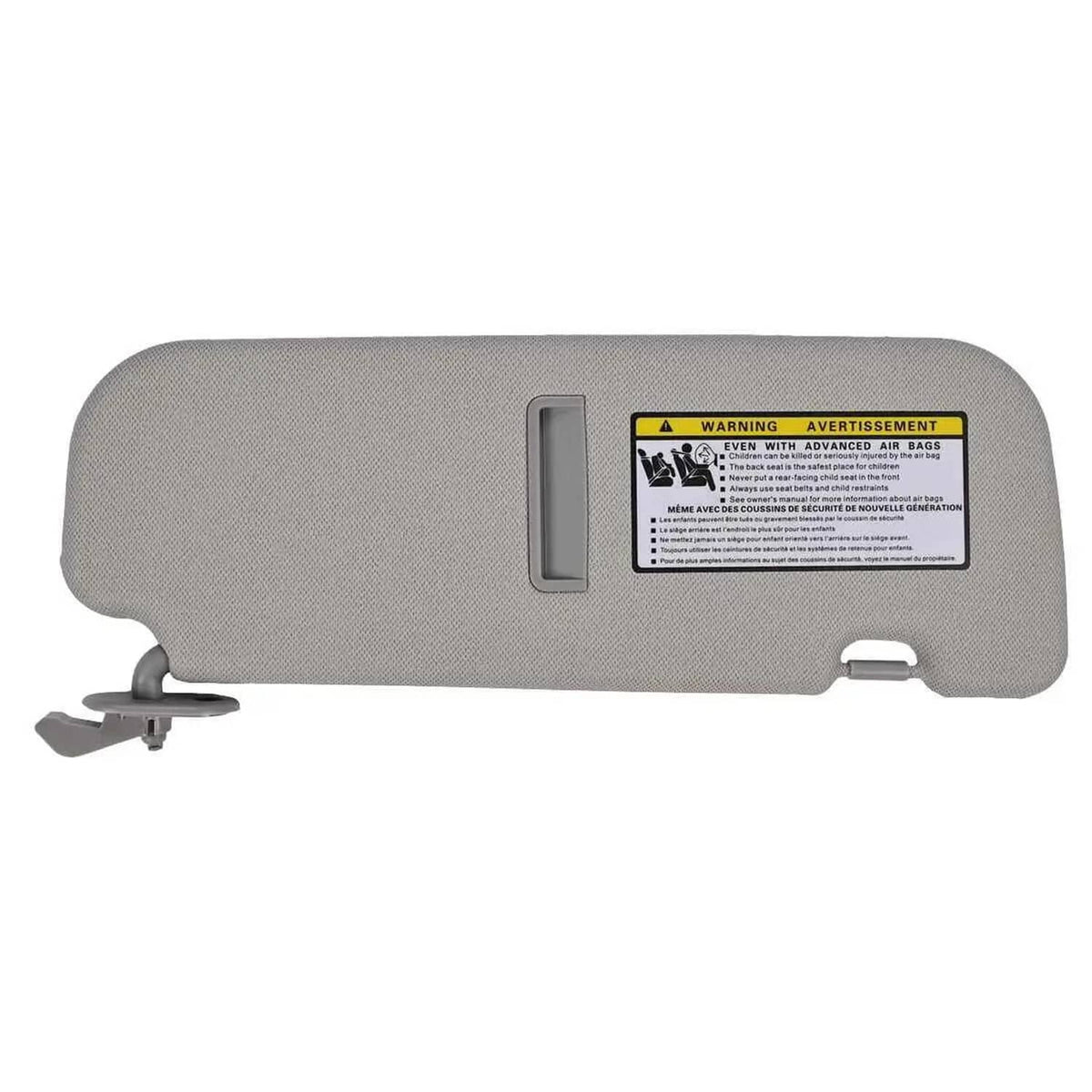 Solidspare Grey Sun Visor Makeup Mirror Left-Driver Side For 2011-2016 Hyundai Elantra MD