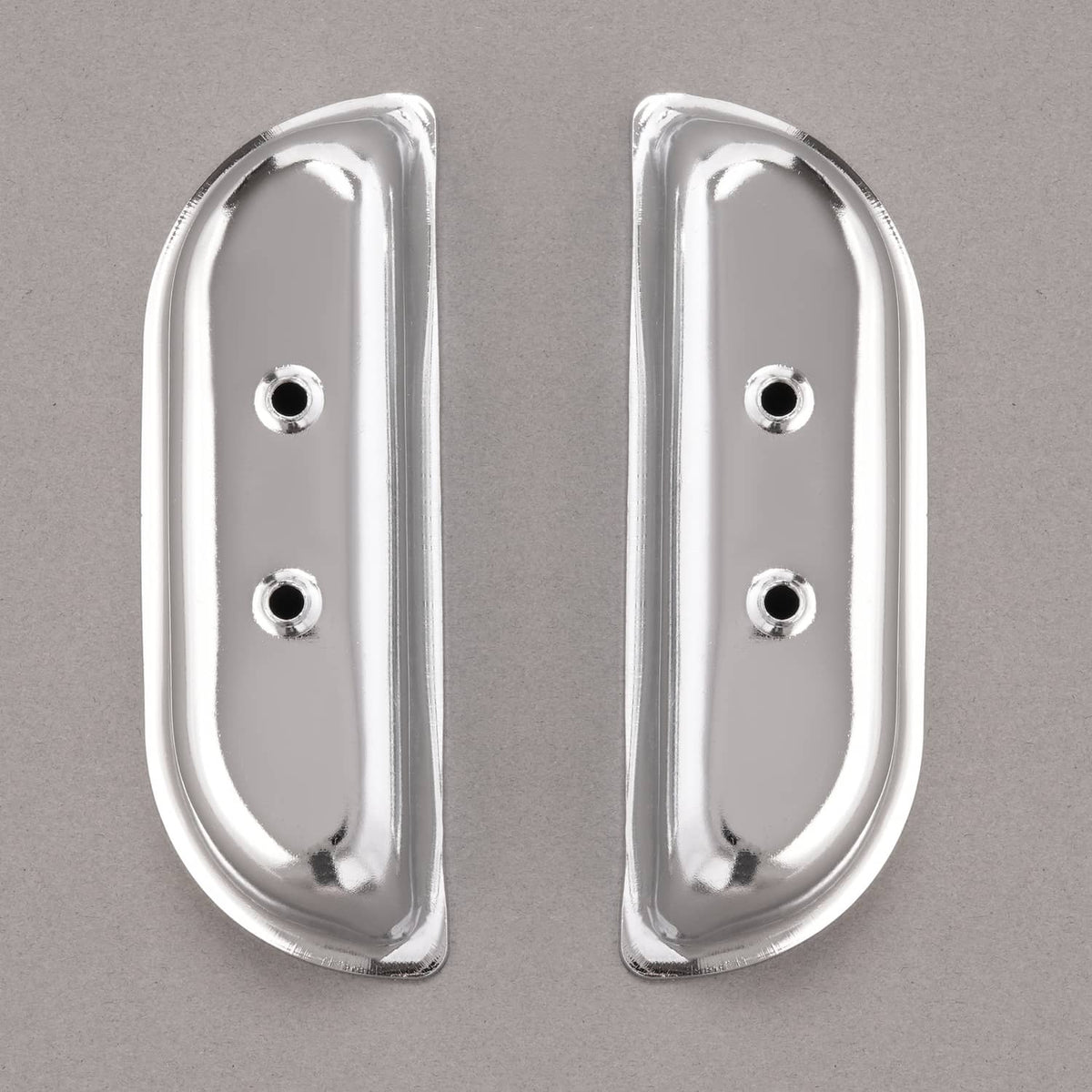 Solid Spare Fits Ford F-100 / F-150 / F-350 1973-1979 Door Panel Arm Rest Cups Steel Chrome