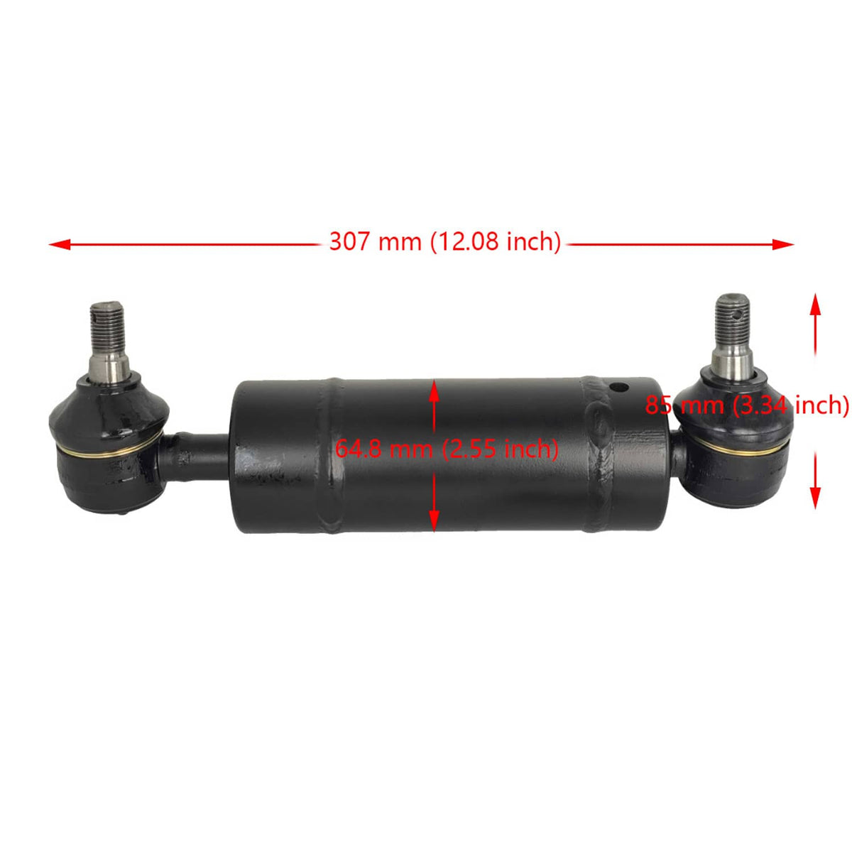 Solid Spare Power Steering Hydraulic Cylinder AM118795 AM147173 Fit for John Deere 445 425