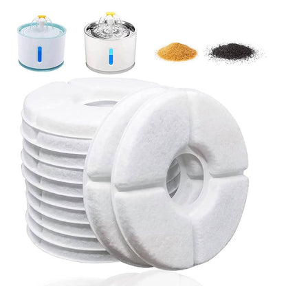 Solid Spare 12x Pet Water Fountain Replacement Filters for Catit Cat Dog Drinking Flower