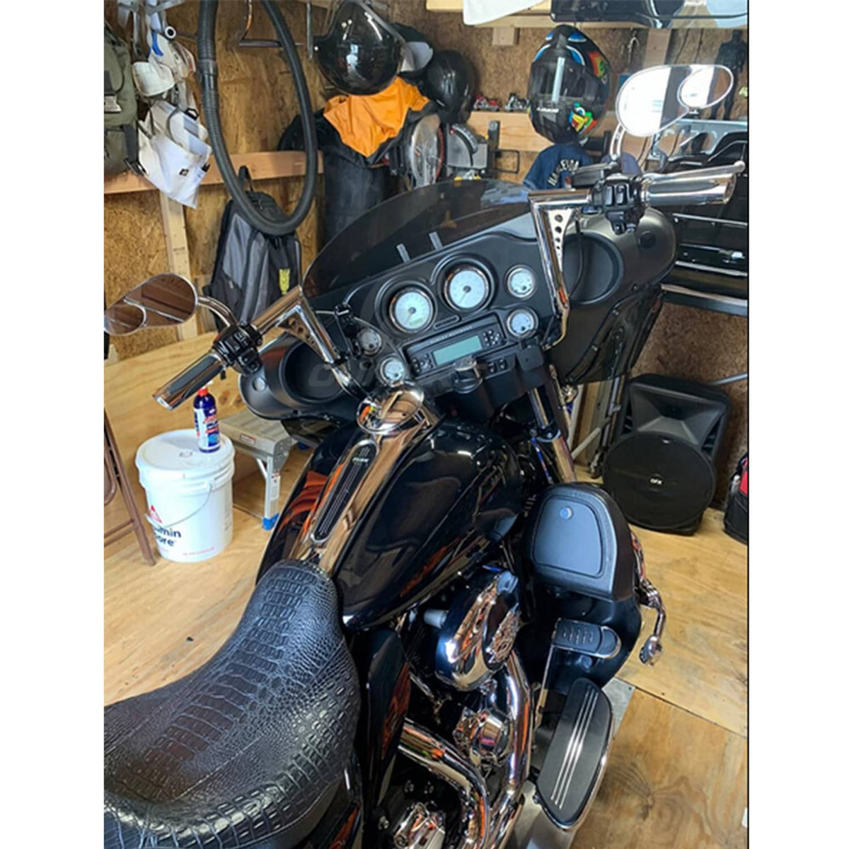 Solidspare 12" Ape Hangers Bars 1-1/4" Handlebar For Harley Electra Glide Ultra Classic FL