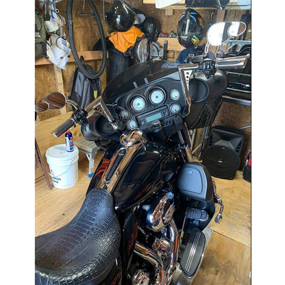 Solidspare 12" Ape Hangers Bars 1-1/4" Handlebar For Harley Electra Glide Ultra Classic FL