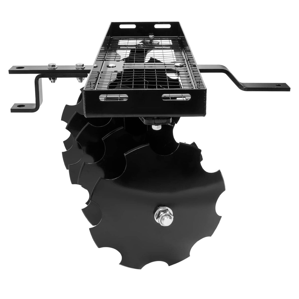 Solidspare Rear Disc Harrow 11" Steel Tow For Universal Tractor Sleeve Hitch Attachment