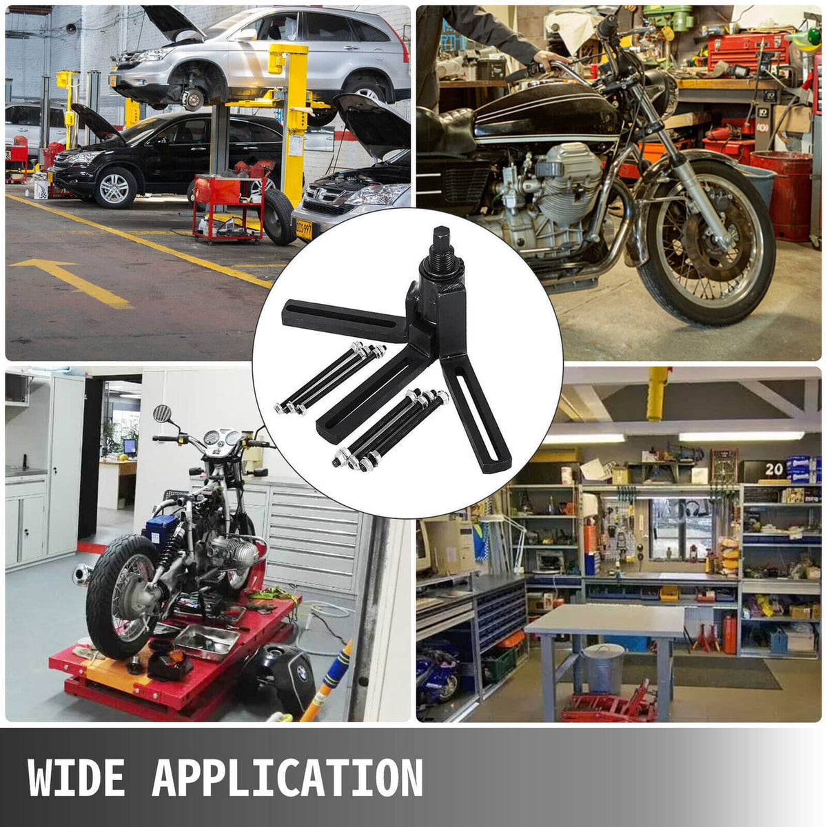 Solidspare Black Crank Case Splitter Separator & Crank Puller Installer Tool Dirt Bike ATV