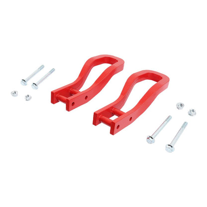 Solid Spare Pair Red Tow Hooks Kit #84513877 For Chevrolet Silverado 2500 HD 3500 HD 20-2026