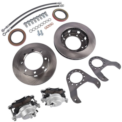 Solidspare 14 Bolt Complete Disc Brake Conversion Kit 10.5 SRW For GM 1973-1988 Disk Brakes