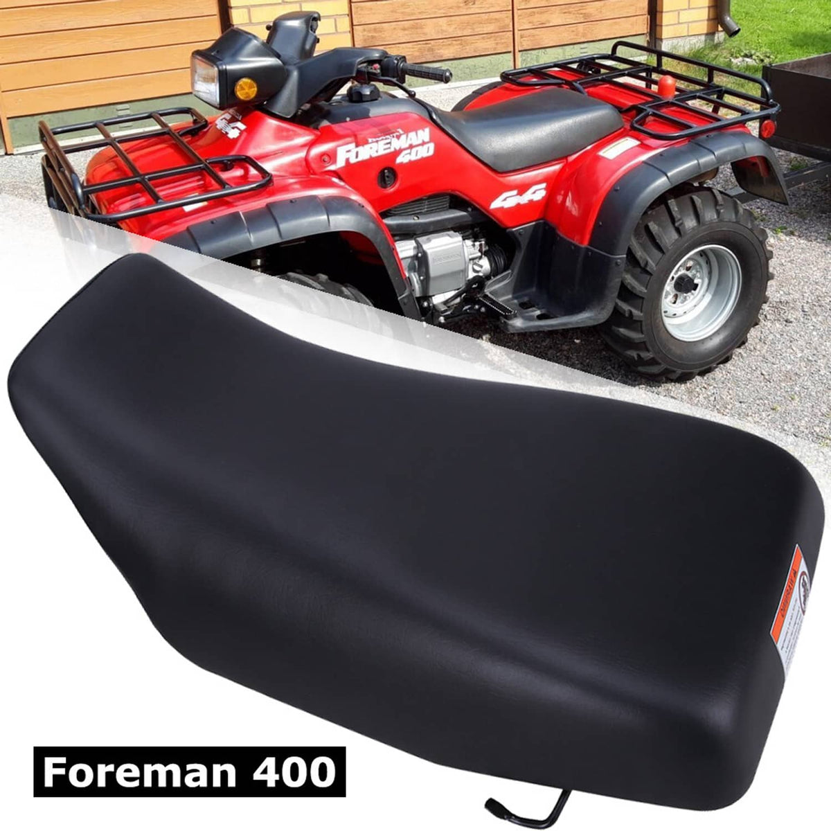 Solidspare Black Seat For Honda Foreman 400 FourTrax TRX400FW 1995-2004 77100-HM7-A00ZA New