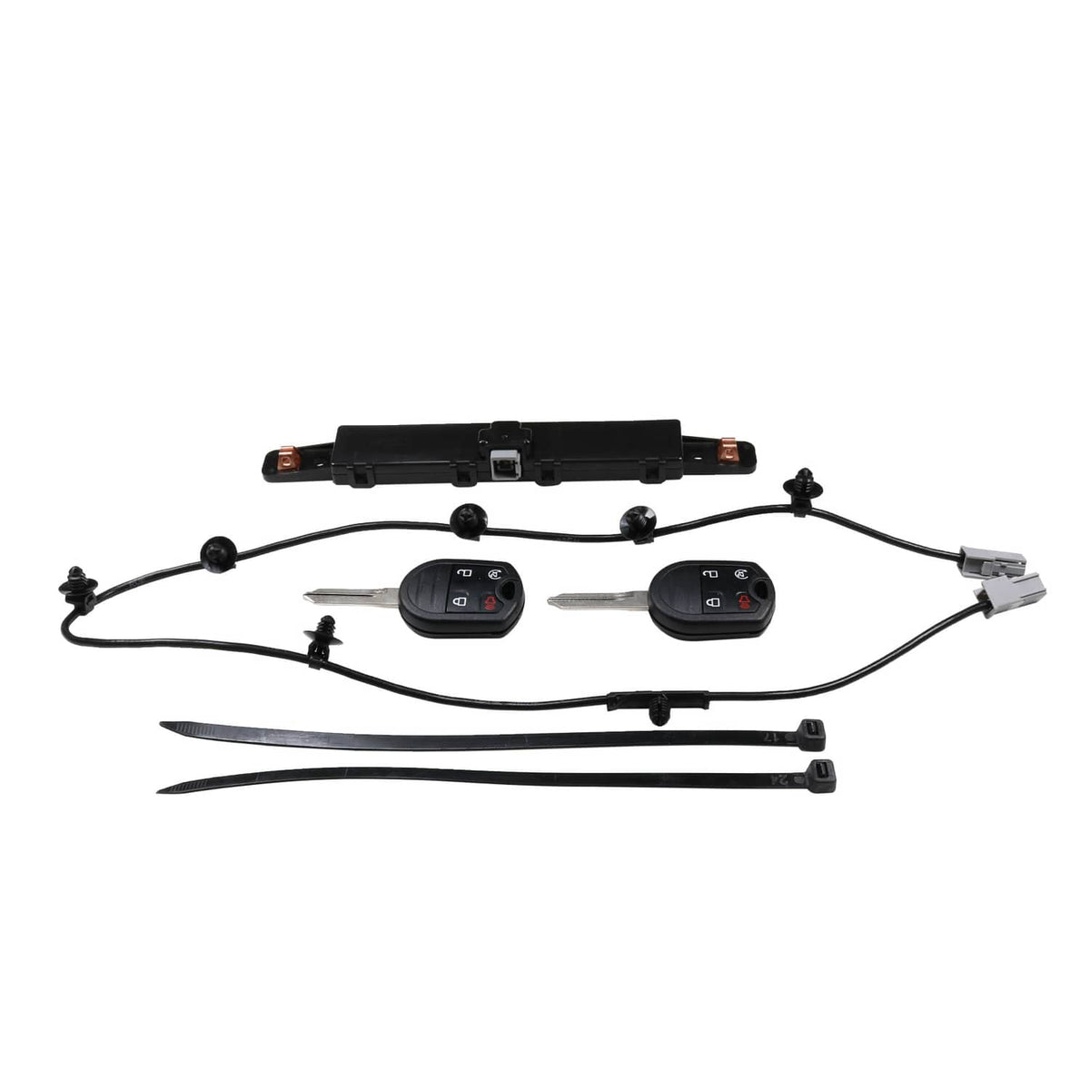 Solidspare BC3Z-19G364-A Remote Car Start RPO Kit with 2 Keys for 2011-2014 Ford F-150 F150