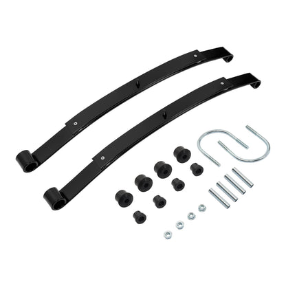Solidspare Rear 2 Leaf Spring Kit W/Bushing & Sleeves For Golf Carts EZGO RXV 2008-UP