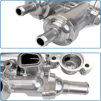 Solidspare Aluminum Thermostat Housing Assy for Chrysler Sebring 200 Dodge Journey Avenger