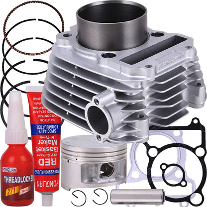Solidspare For Yamaha XT225 TTR225 TTR230 Cylinder Piston Gaskets Top End Rebuild Kit ATV