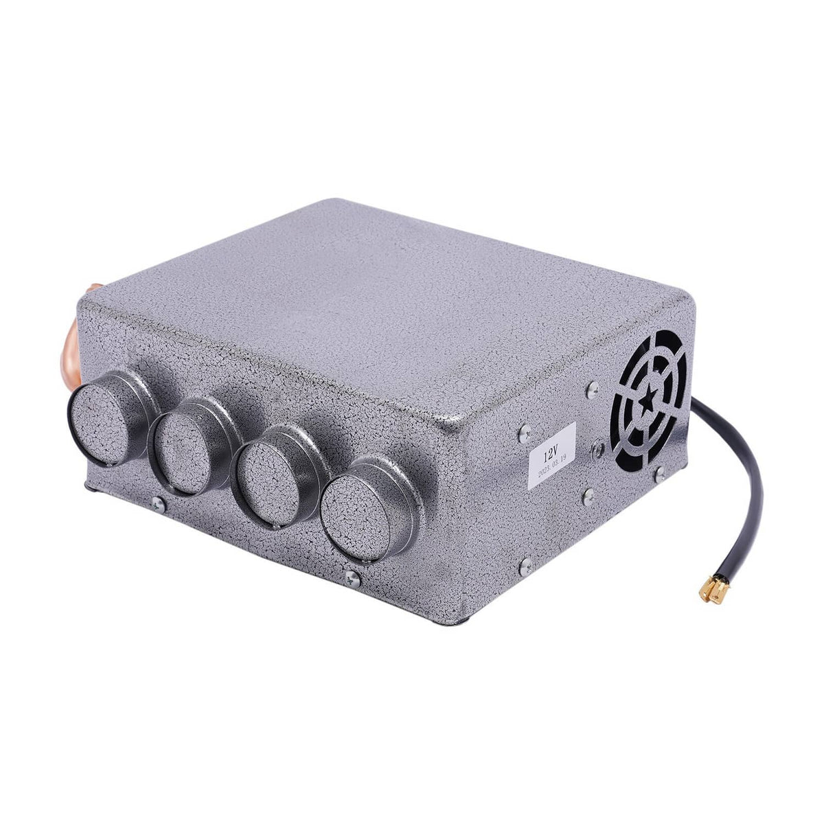 Solidspare Universal 12 VOLT Underdash Heater Heat w/ Speed Switch for Car or Truck 4 port