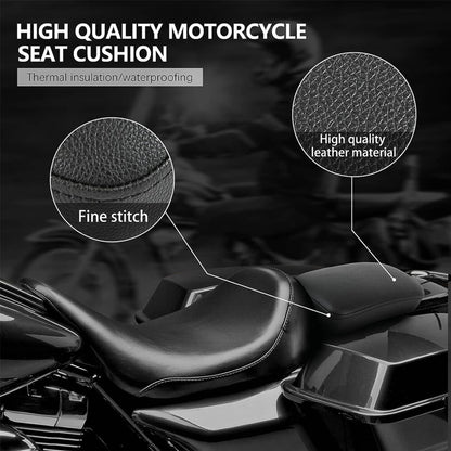Solidspare For Harley Honda Motorcycle 6 Suction Cup Rear Fender Passenger Pillion Pad Seat