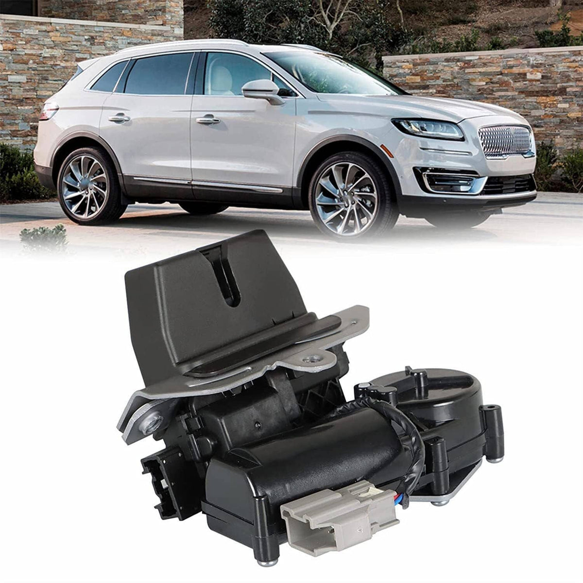 Solidspare FA1Z-7443150-B Tailgate Lock Latch Assy Fit For Ford Edge FA1A-N442A66-BF