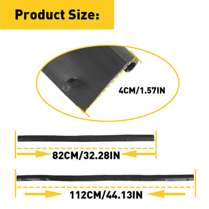 Solidspare Front & Rear Lower Door Weather Strip Seal For 99-16 Ford F250 F350 Crew Cab
