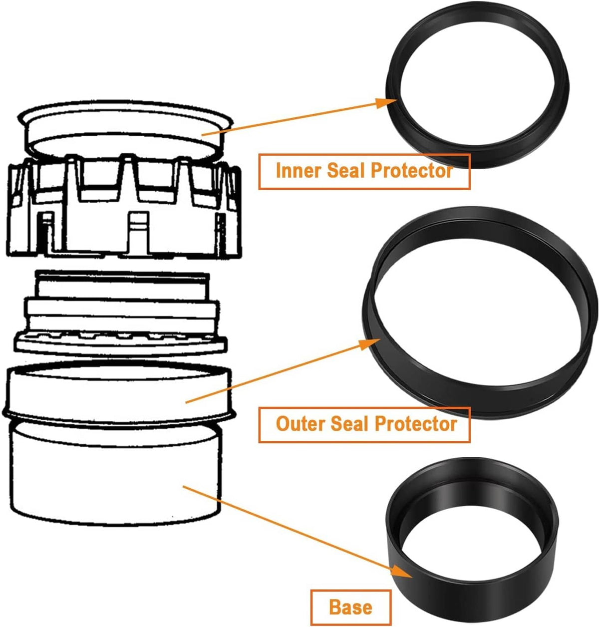 Solid Spare T-2926 4th Clutch Piston & Lip Seal Installer Protector Tool GM 4L80E J-38731