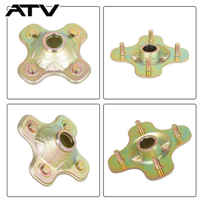 Solidspare Rear Wheel Axle Hub for Yamaha Kodiak 400 YFM400FW Fa YFM400A 2X4 1993-2002