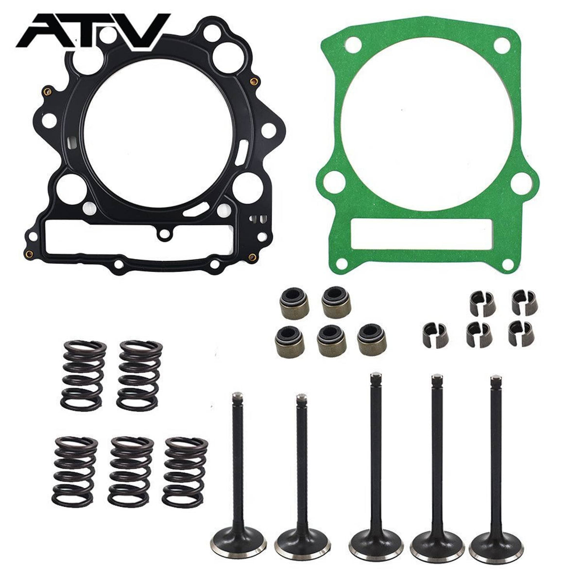 Solidspare CYLINDER INTAKE EXHAUST VALVES Fits for YAMAHA RAPTOR 660R YFM660R 4X4 2001-2005