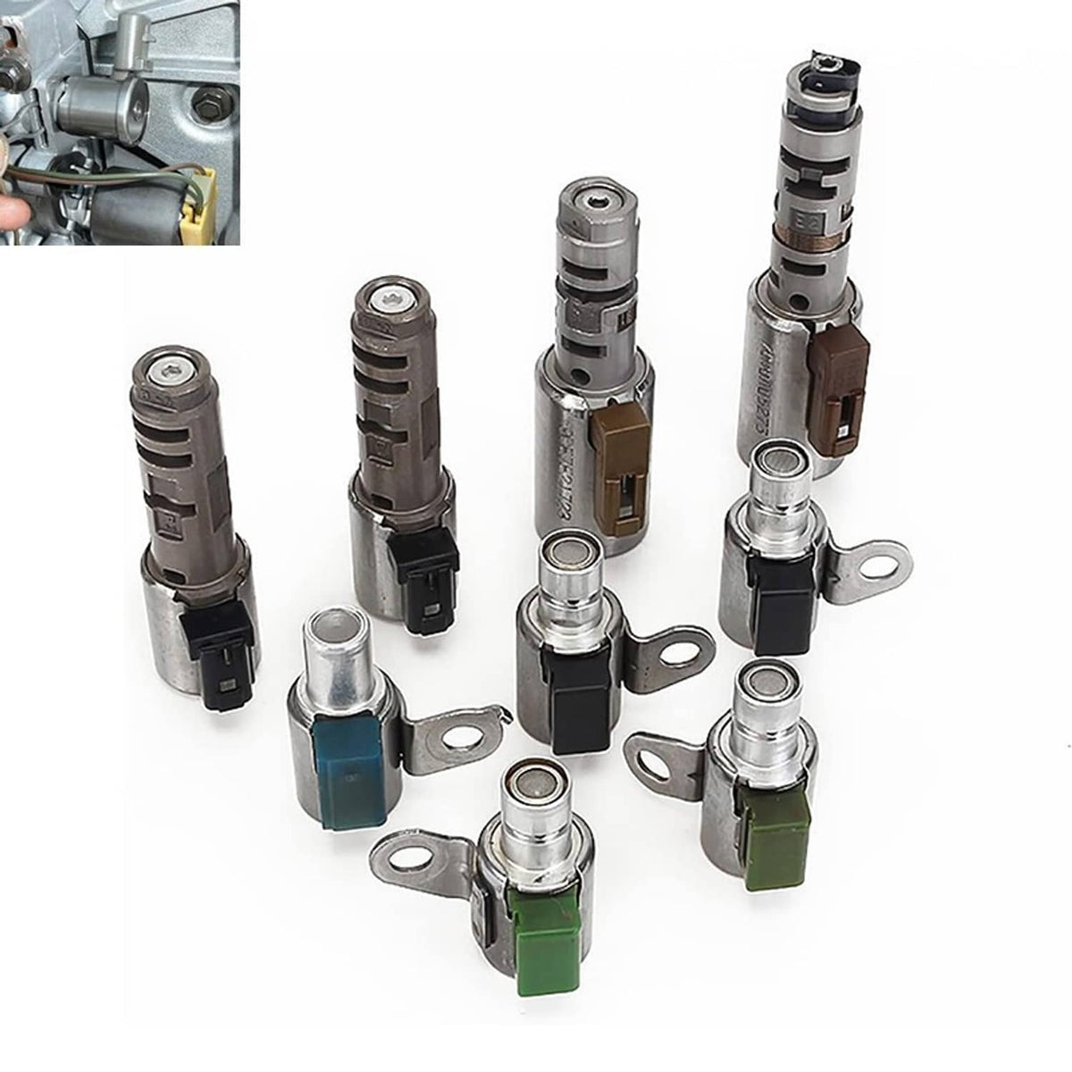 Solidspare Transmission Solenoid Kit For 2005-2021 Toyota Lexus A761E A960E AB60F AB60E