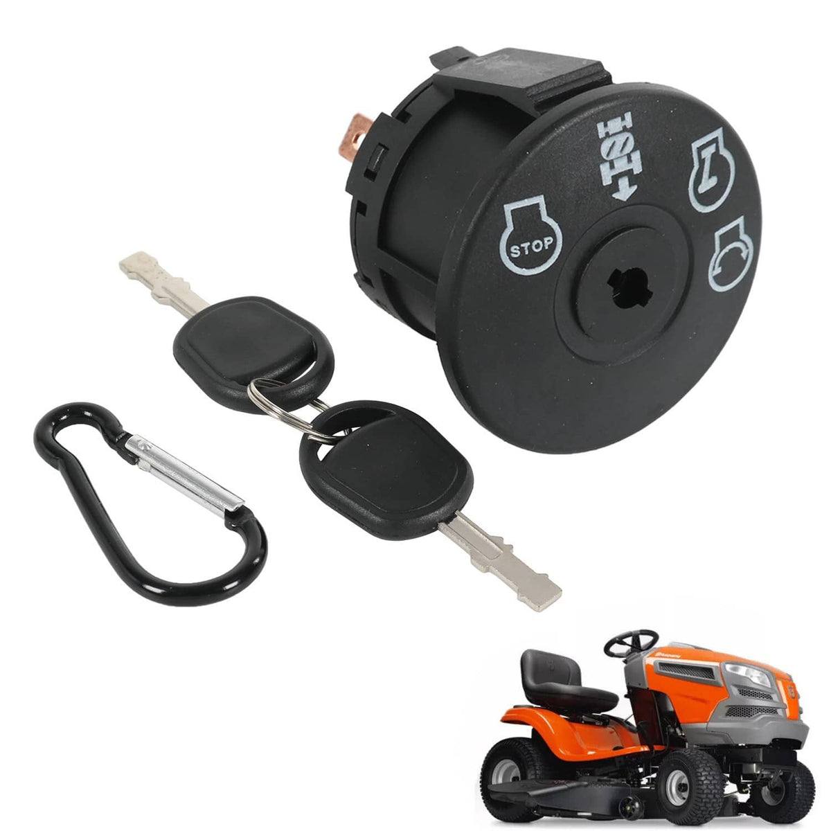 Solidspare Ignition Switch Starter For Husqvarna YTA22V46 YTH24V48 Riding Lawn 532193350