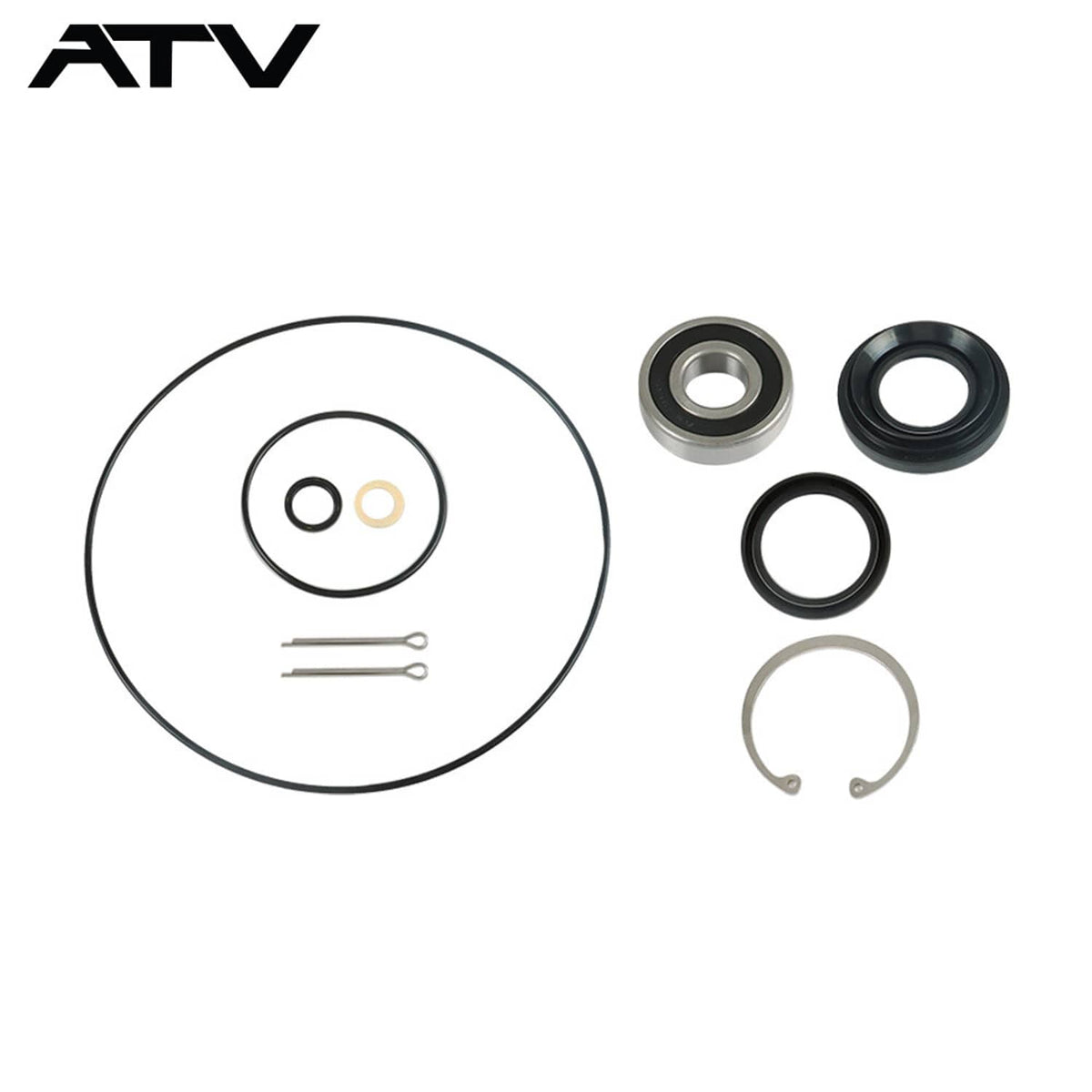 Solidspare For Honda Rancher 420 TRX420 2x4 4x4 Rear Brake Drum Bearing Seals Kit 2014-2023