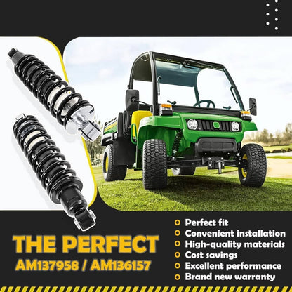 Solidspare AM137958 Rear Shock Absorbers for John Deere Gator HPX 615E 815E XUV620I 850D