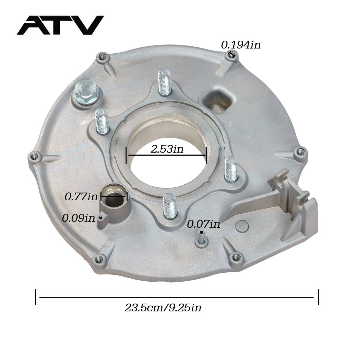 Solidspare Rear Brake Backing Plate For Honda FourTrax 300 TRX300/300FW 2x4 4x4 1988-2000