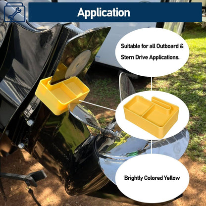 Solid Spare Prop Stop Propeller Stop Prop Block for All Outboard & Stern Drive Applications