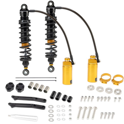 Solidspare Remote Reservoir Rear Suspensions Shock For Harley Electra Glide FLHT 2019-2022