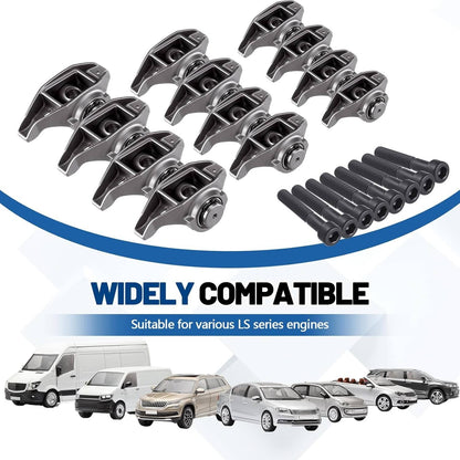 Solidspare Rocker Arms with Upgraded Trunion Kit Installed For 4.8 5.3 5.7 6.0 LS1 LS2 LS6