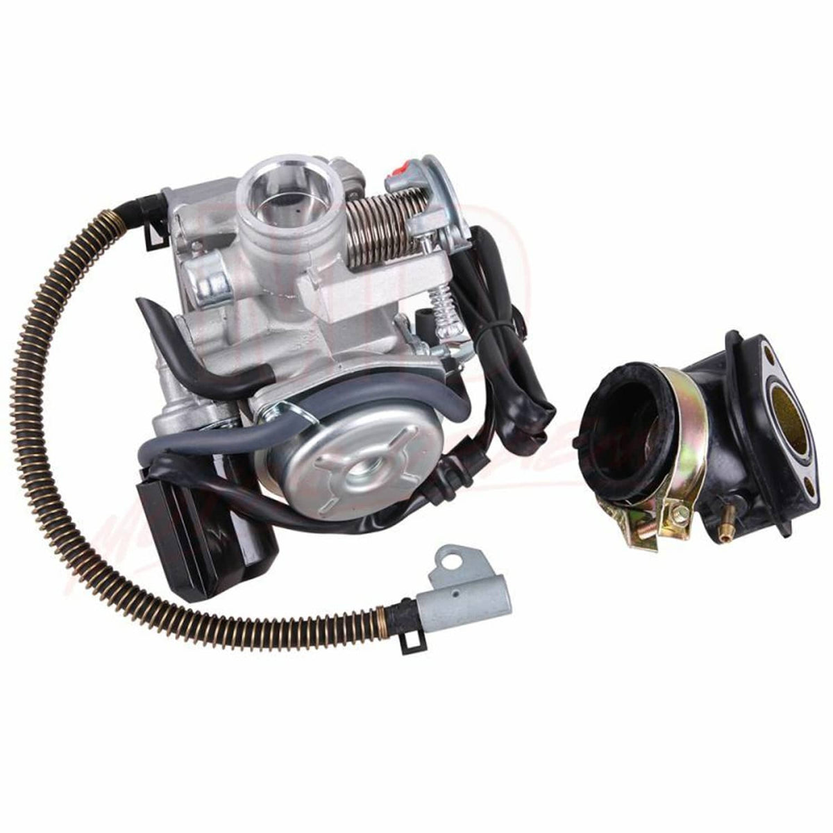 Solidspare Carburetor Carb w/ Intake manifold For Chinese GY6 Scooter Go Kart 150 150CC