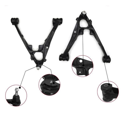 Solidspare 12Pcs Front Upper Lower Control Arm Set for 2007-13 Escalade Chevy Silverado GMC