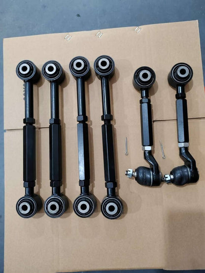 Solidspare 6pcs Rear Upper & Lower Control Toe Camber Arms For 2004-2008 Acura TSX 04-08