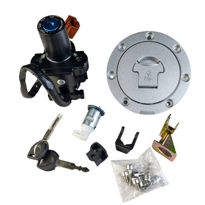 Solidspare Ignition Switch Fuel Gas Cap Seat Lock Key For Honda CBR 1000RR CBR 600RR