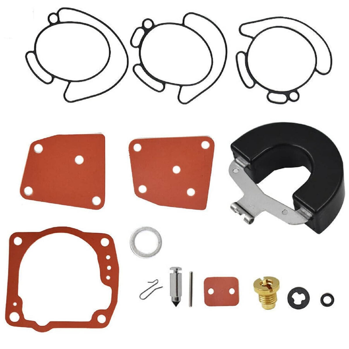 Solid Spare Marine Carburetor Kit For Johnson/Evinrude 438996 436852 435442 Sierra 18-7247