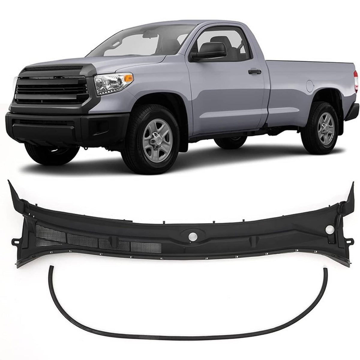 Solidspare Windshield Wiper Cowl Grille Vent Panel For 2014-2021 Toyota Tundra 557000C040