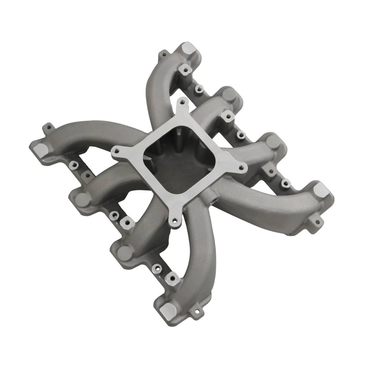 Solidspare Intake Manifold w/ Gasket Single Plane Mid-Rise For GM LS1 LS2 LS6 2500-7000