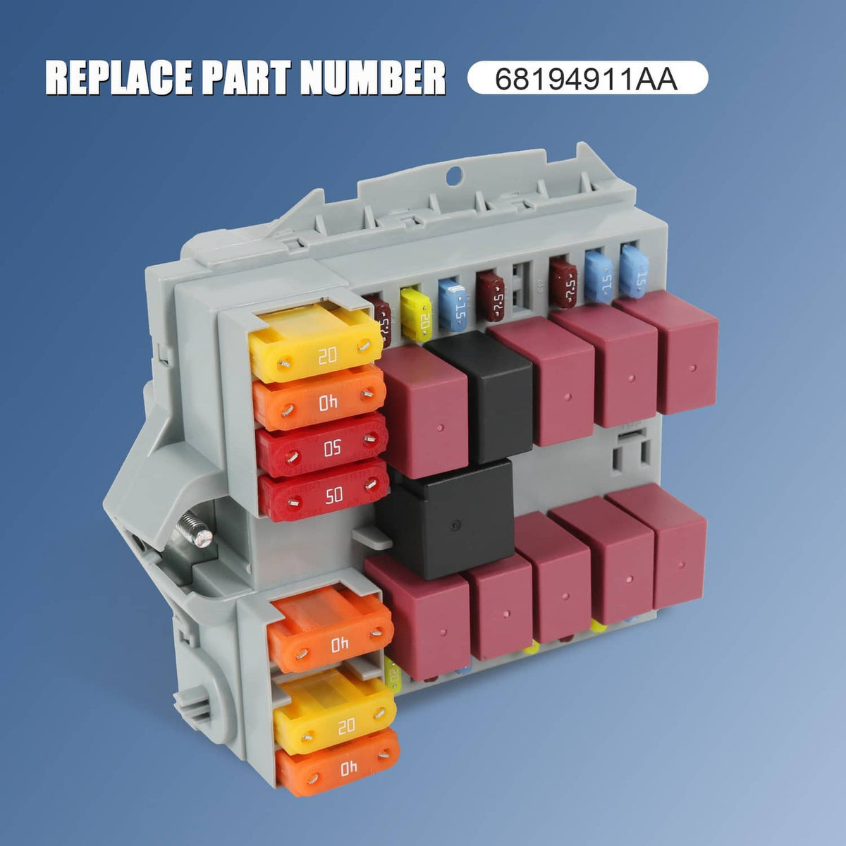 Solidspare Intelligent Power Power Distribution Center For 68305538AB Without A/C