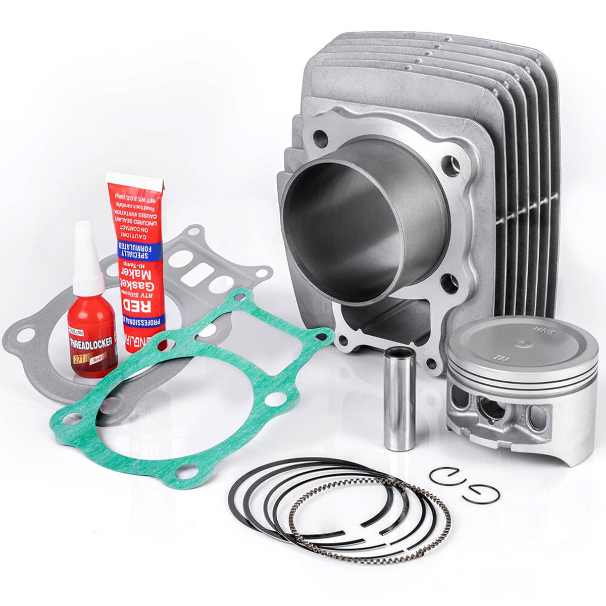 Solidspare Cylinder Piston Gasket Kit fits for Honda Rancher TRX350 2000-2006 12100-HN5-670
