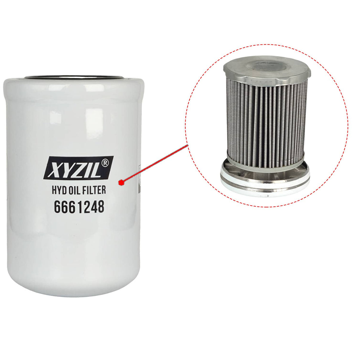 Solid Spare Fit for Bobcat Air Hydraulic Oil Filter Kit 328 331 325 751 753 773 763 7753
