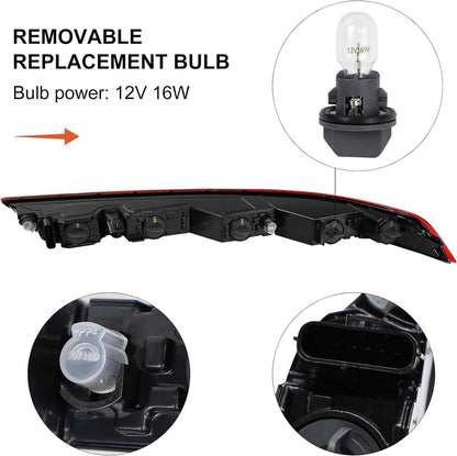 Solidspare For 2018-2022 Audi Rear Right Bumper Lower Tail Light Brake Stop Lamp 80A945070A