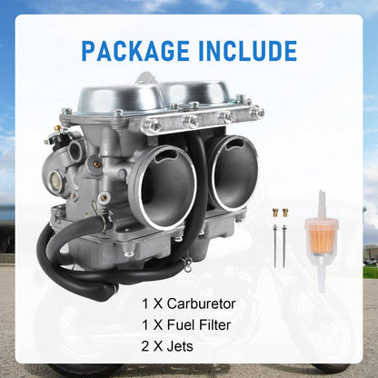 Solidspare Motorcycle Carburetor Dual Carb For Honda Rebel CA CMX 250 C CMX250 CA250