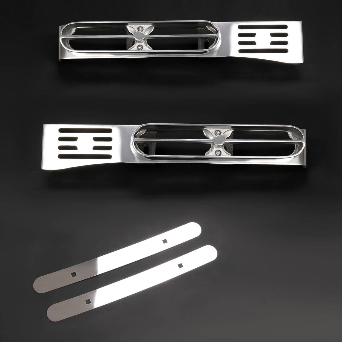 Solid Spare Fits Peterbilt 389 388 Silver Front Fender Light Bracket Double JJ Blinker Bar