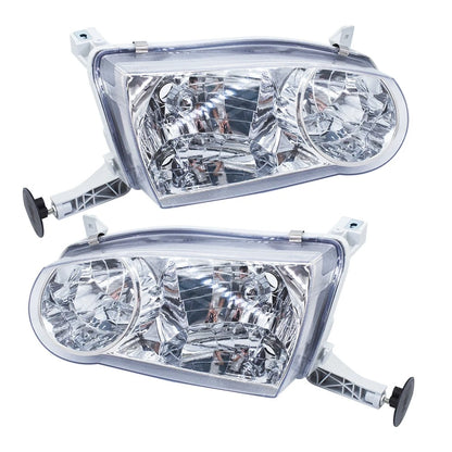For Toyota Corolla 2001 2002 Headlights w/o Corner Signal Headlamps Left+Right