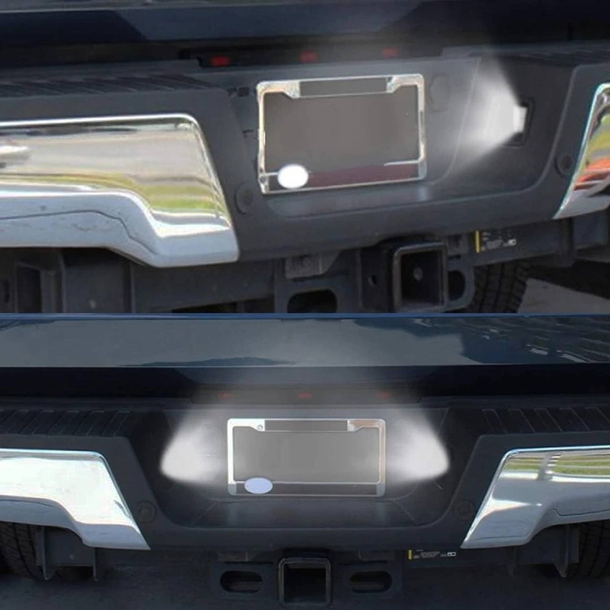 Solid Spare LED White LED License Plate Light For Ford F250 2017-2022 F350 F450 Super Duty