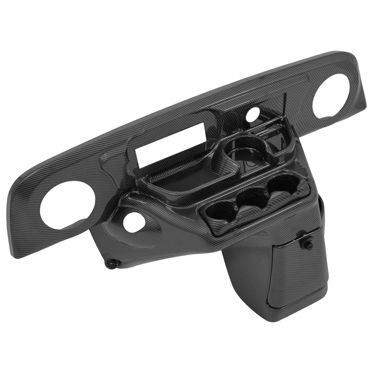 Solidspare Carbon Fiber Style Dash Dashboard W/ Radio Speaker Cutout For EZGO TXT 96-13