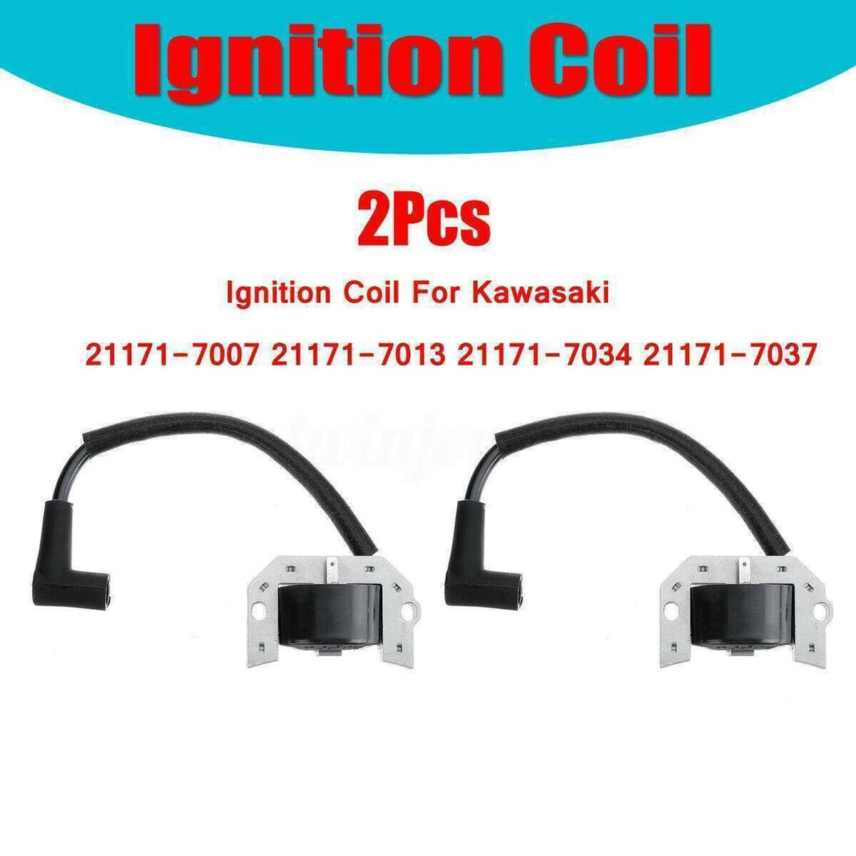 Solidspare 2Pack Ignition Coil For Kawasaki 21171-7007 21171-7013 21171-7034 High Quality