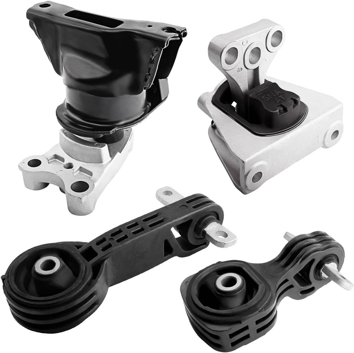 Solidspare 4PCS Engine Motor & Trans Mount Set Kit Automatic For 2006-2009 Honda Civic 1.8L