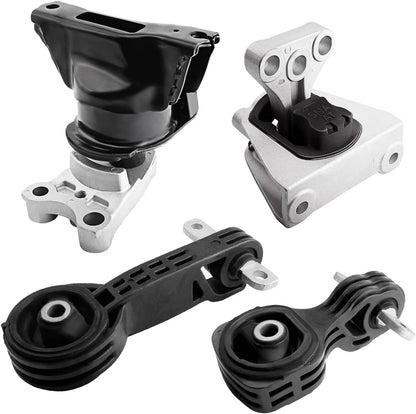 Solidspare 4PCS Engine Motor & Trans Mount Set Kit Automatic For 2006-2009 Honda Civic 1.8L